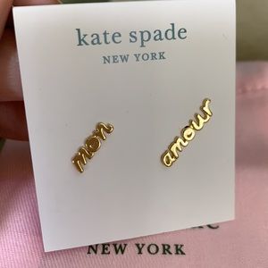 Kate Spade True Love Mon Amour Studs